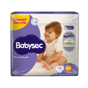 Pañal Babysec Premium M X136