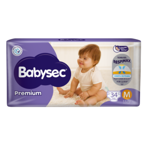 Pañal Babysec Premium M X34
