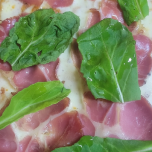 Pizza de Bondiola y Rúcula