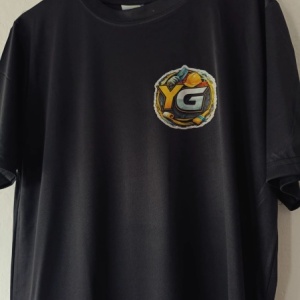  Camiseta poliéster sublimada (logo chico adelante + mediano atrás)